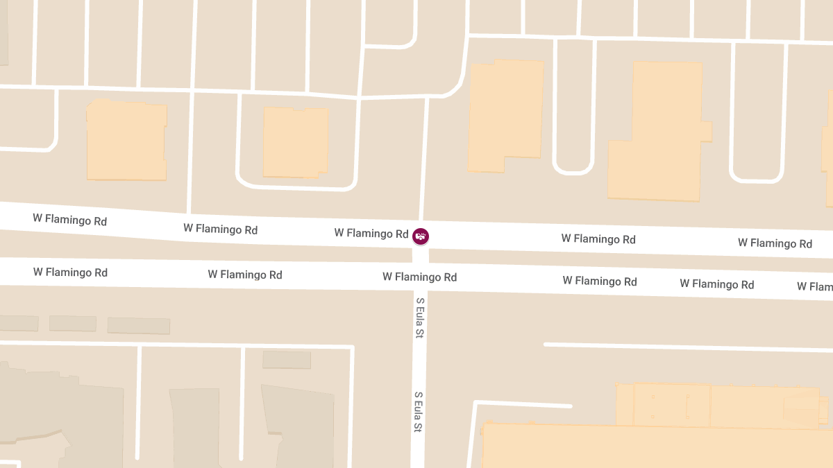 Injury Crash at W Flamingo Rd & S Eula St