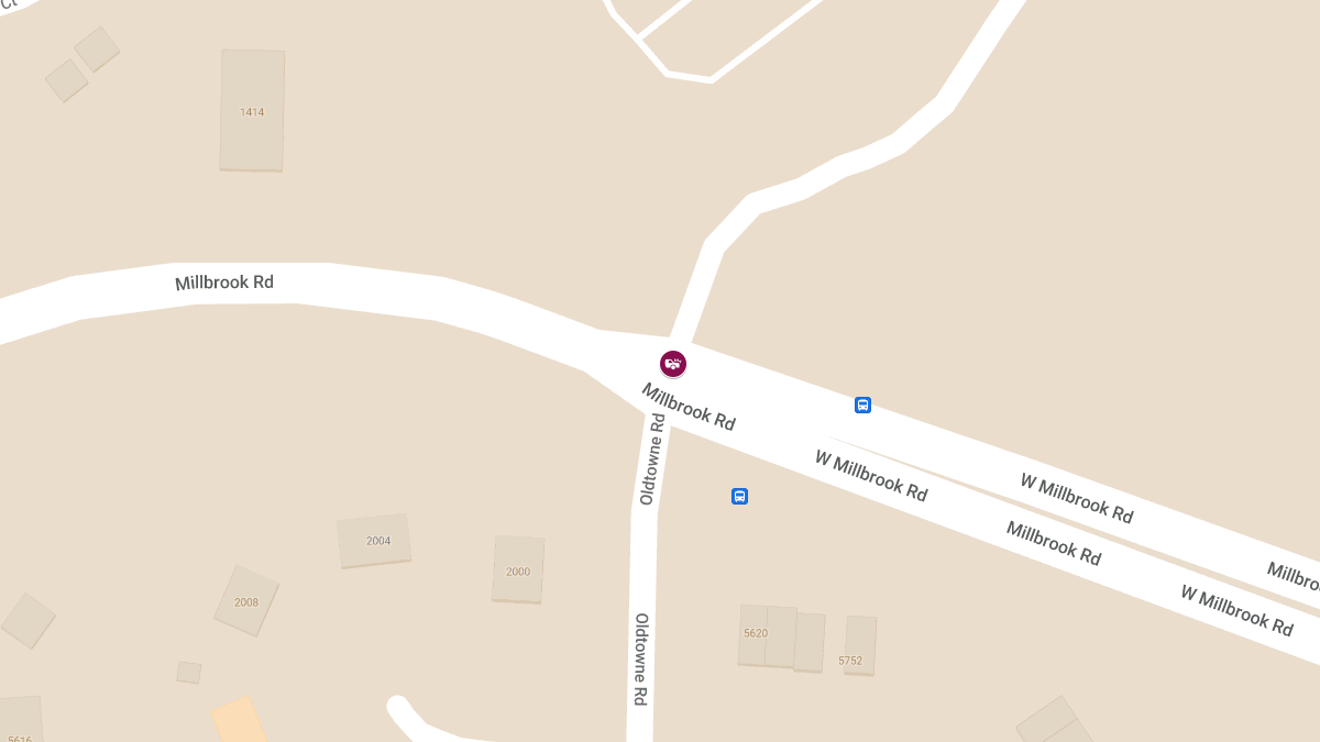 Injury Crash at W Millbrook Rd & Oldtowne Rd