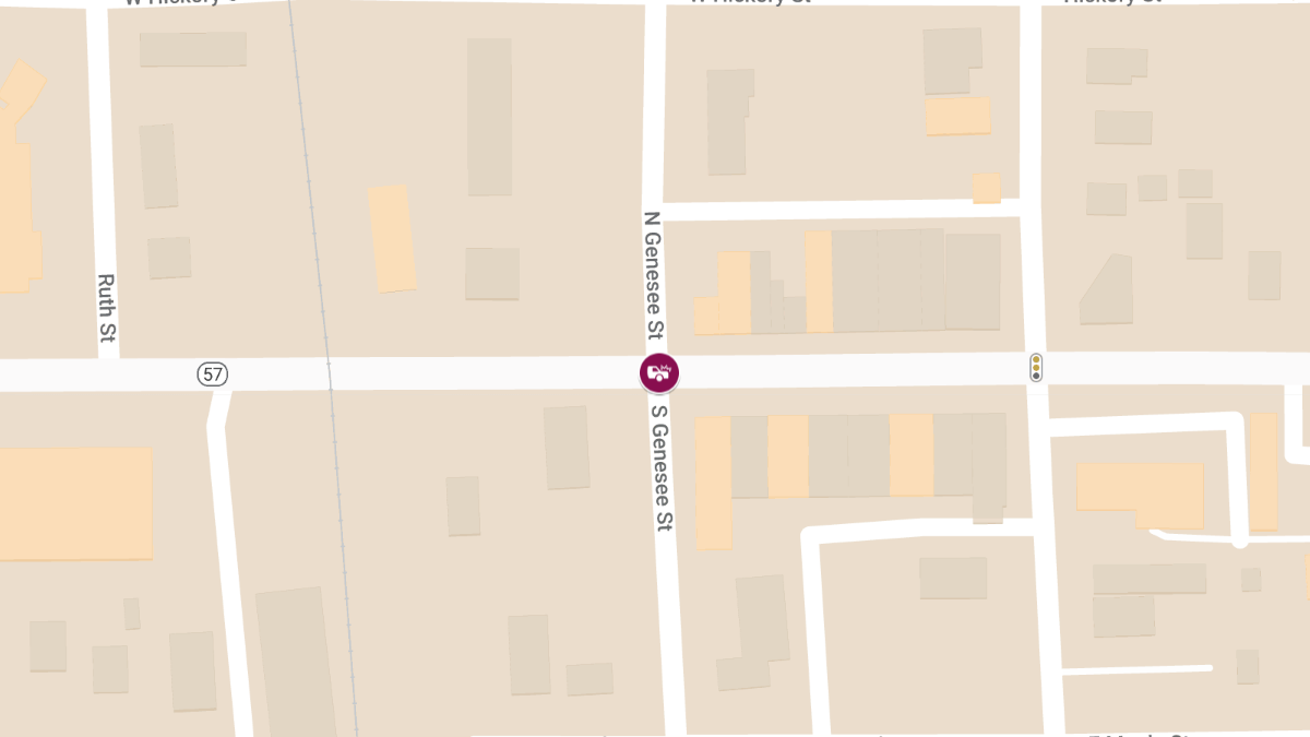 Injury Crash at W State St & N Genesee St