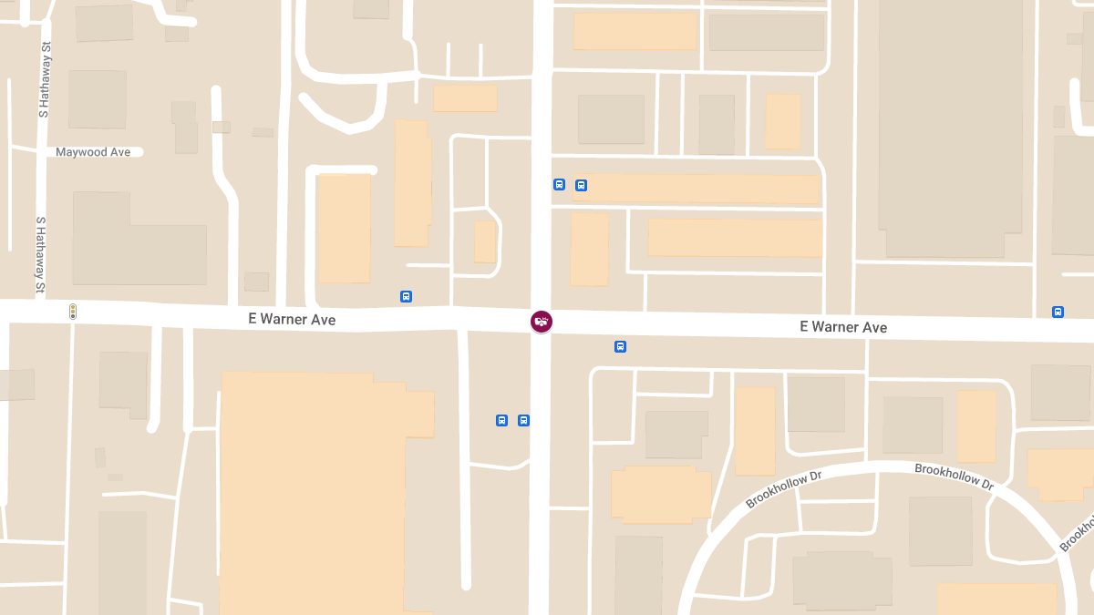 Injury Crash at Warner Ave & Grand Ave