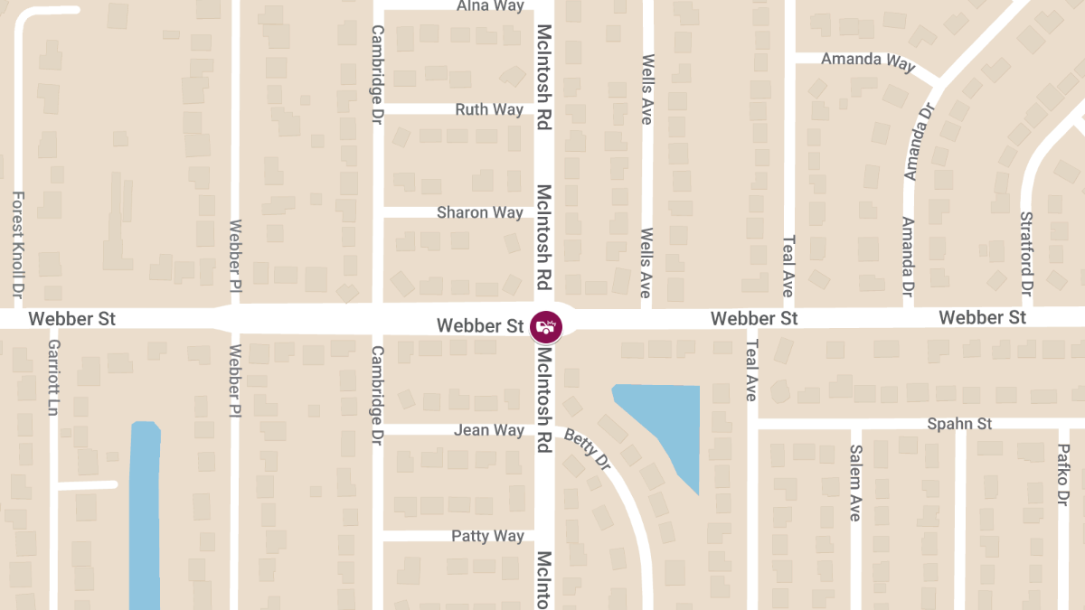 Injury Crash at Webber St & McIntosh Rd Blocks EB Traffic