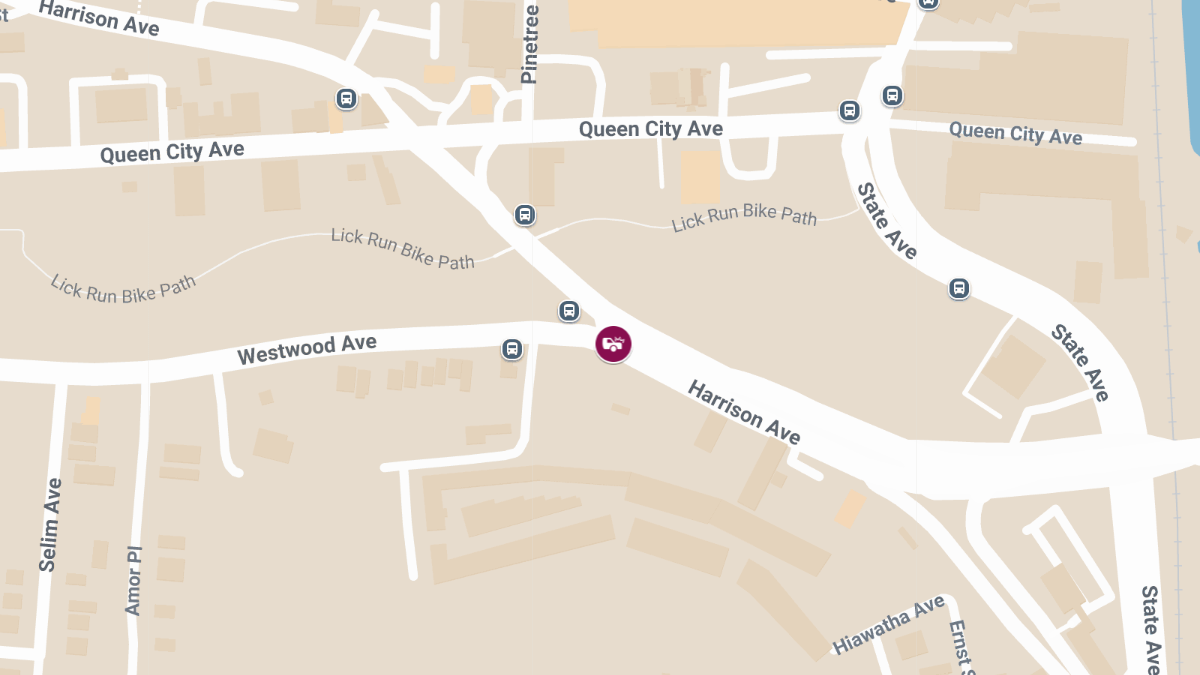Injury Crash at Westwood Ave & Harrison Ave