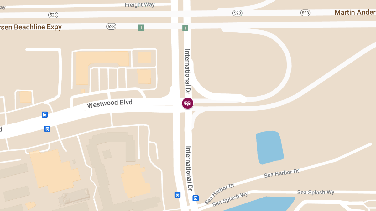Injury Crash at Westwood Blvd & International Dr