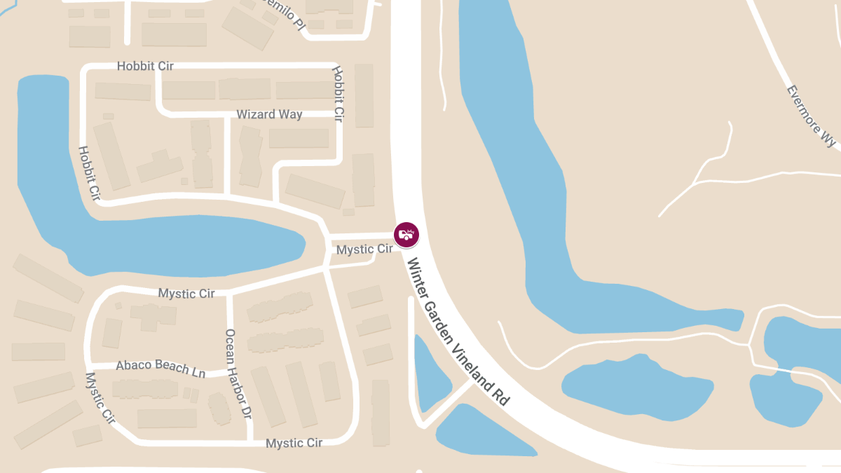 Injury Crash at Winter Garden Vineland Rd & Mystic Cir