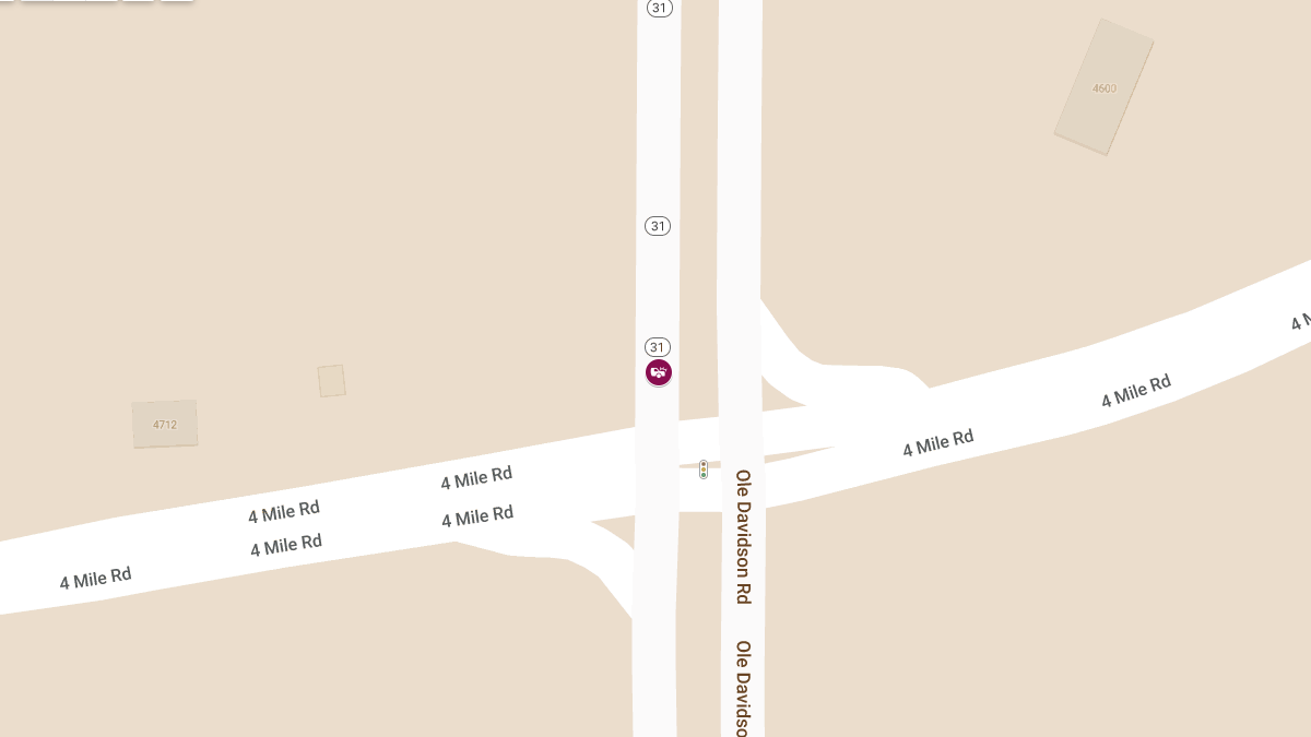 Injury Crash on 4000 Block of Hwy 31