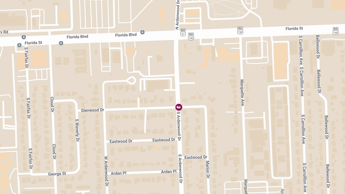 Injury Crash on Ardenwood Dr at Glenwood Dr