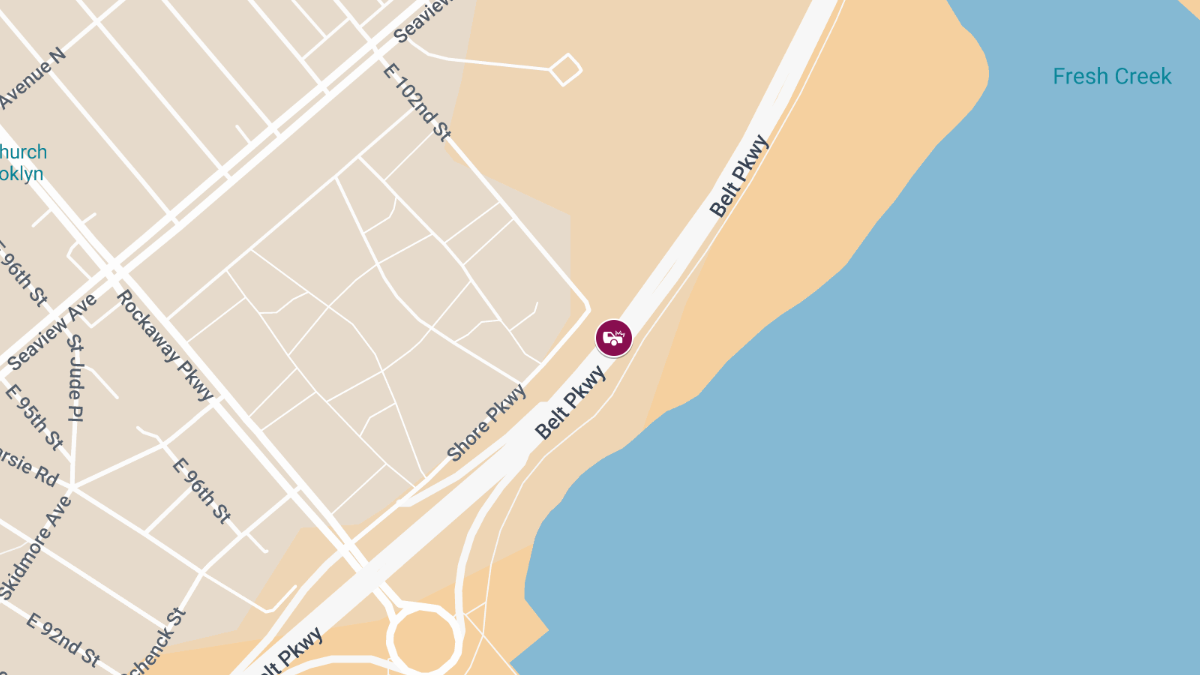 Injury Crash on Belt Pkwy W