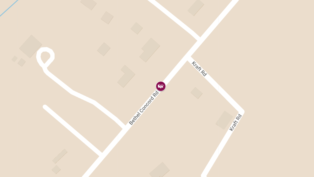 Injury Crash on Bethel Concord Rd
