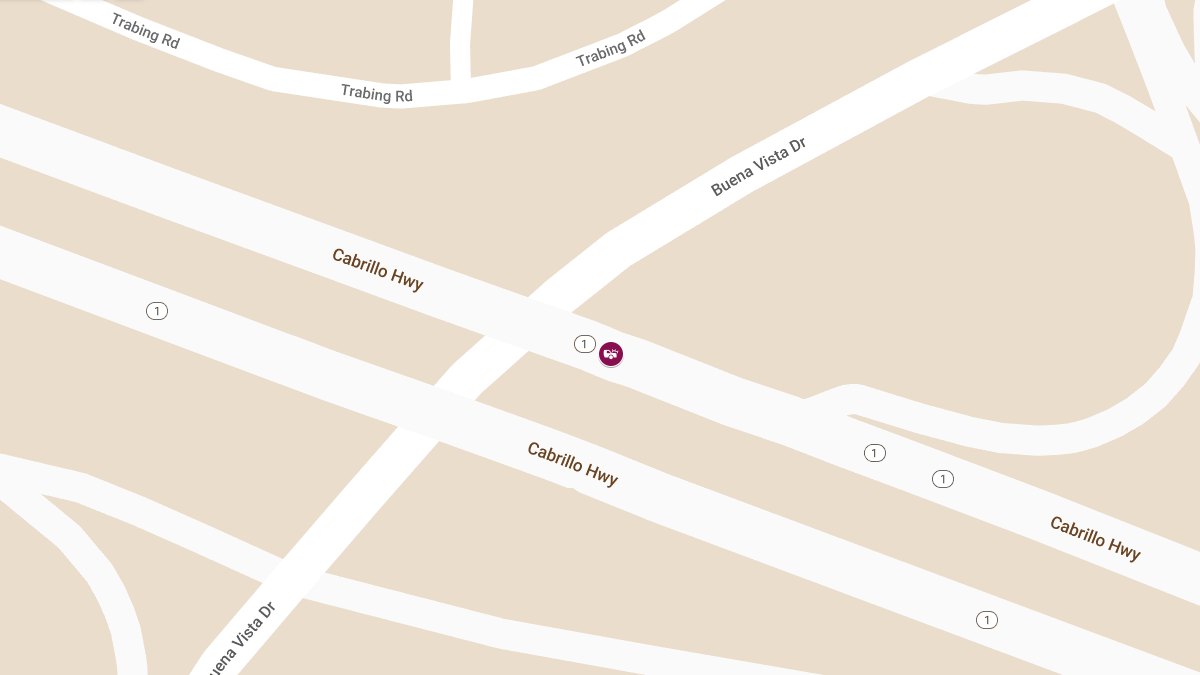 Injury Crash on CA-1 South Near Buena Vista Dr