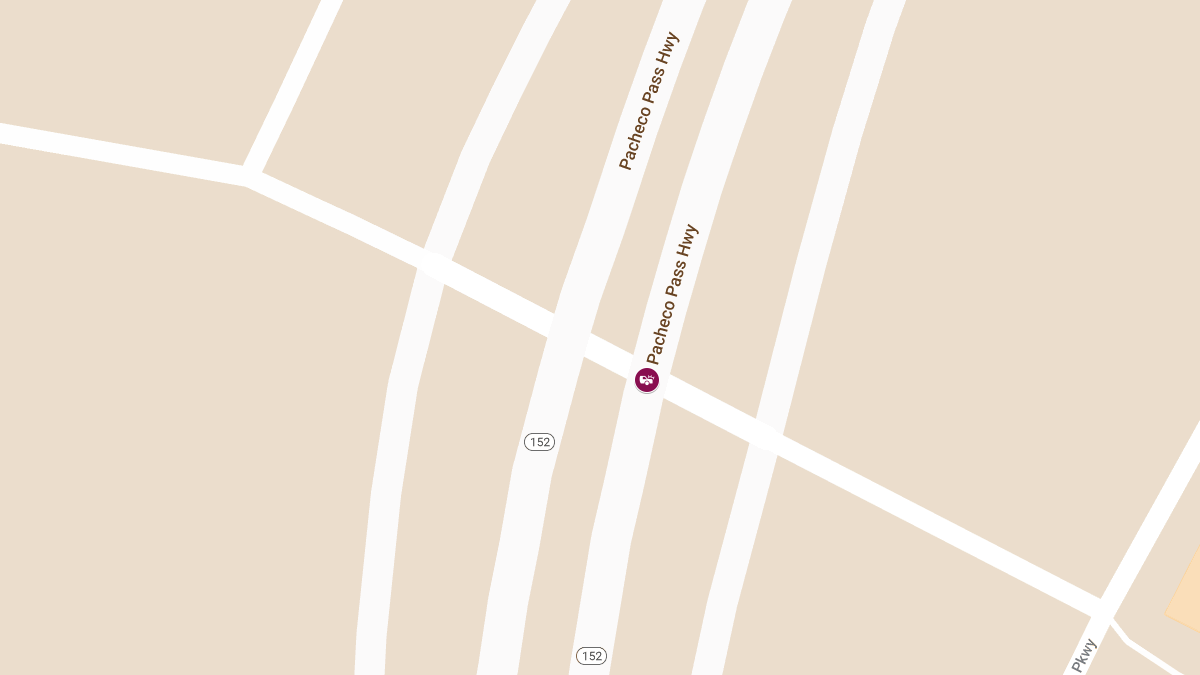 Injury Crash on CA-152 E at Casa De Fruta Pkwy