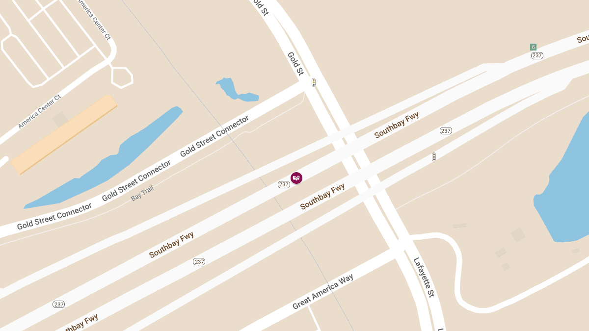 Injury Crash on CA-237 West Near Lafayette St