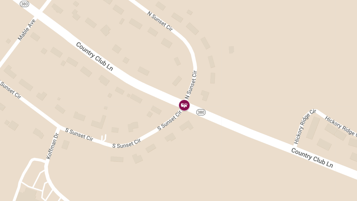 Injury Crash on Country Club Ln Sends Woman to Hospital