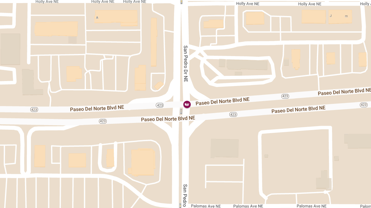 Injury Crash on EB Paseo del Norte at San Pedro Dr