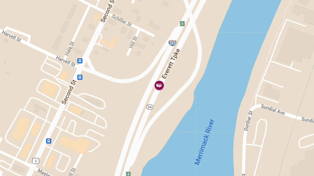 Injury Crash on Everett Turnpike Near Exit 8