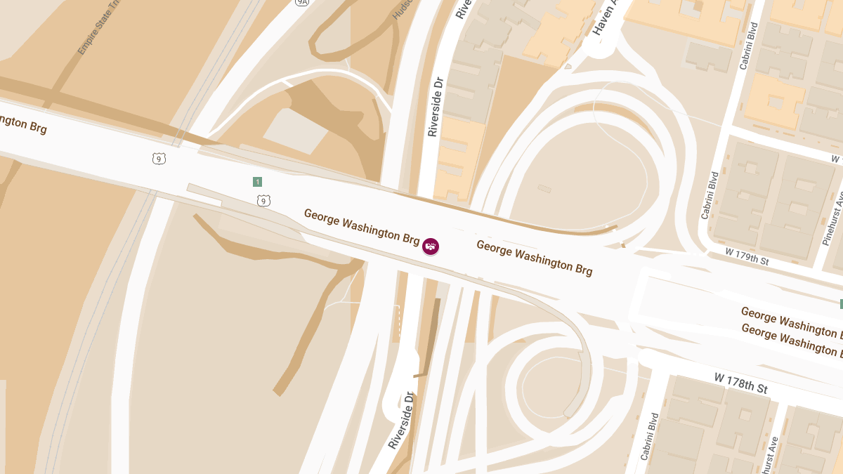 Injury Crash on George Washington Bridge Lower Level