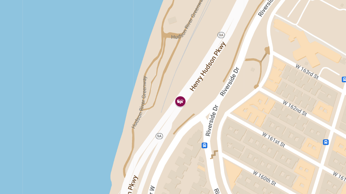 Injury Crash on Henry Hudson Pkwy N & W 125th St