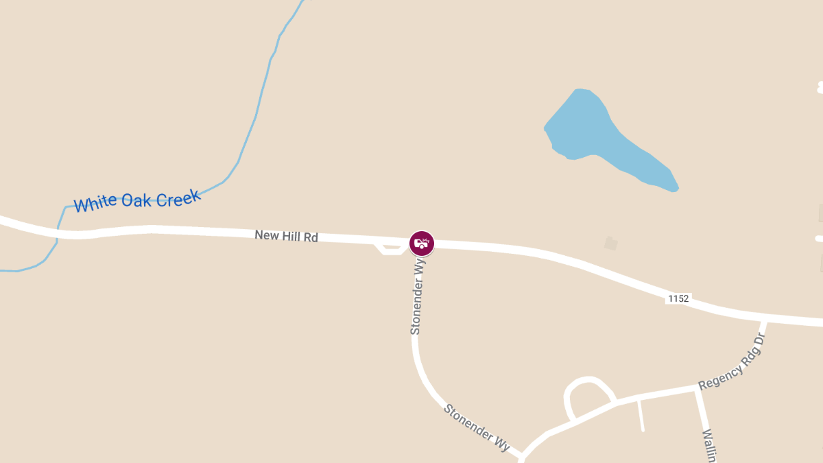 Injury Crash on Holly Springs New Hill Rd & Stonender Way 