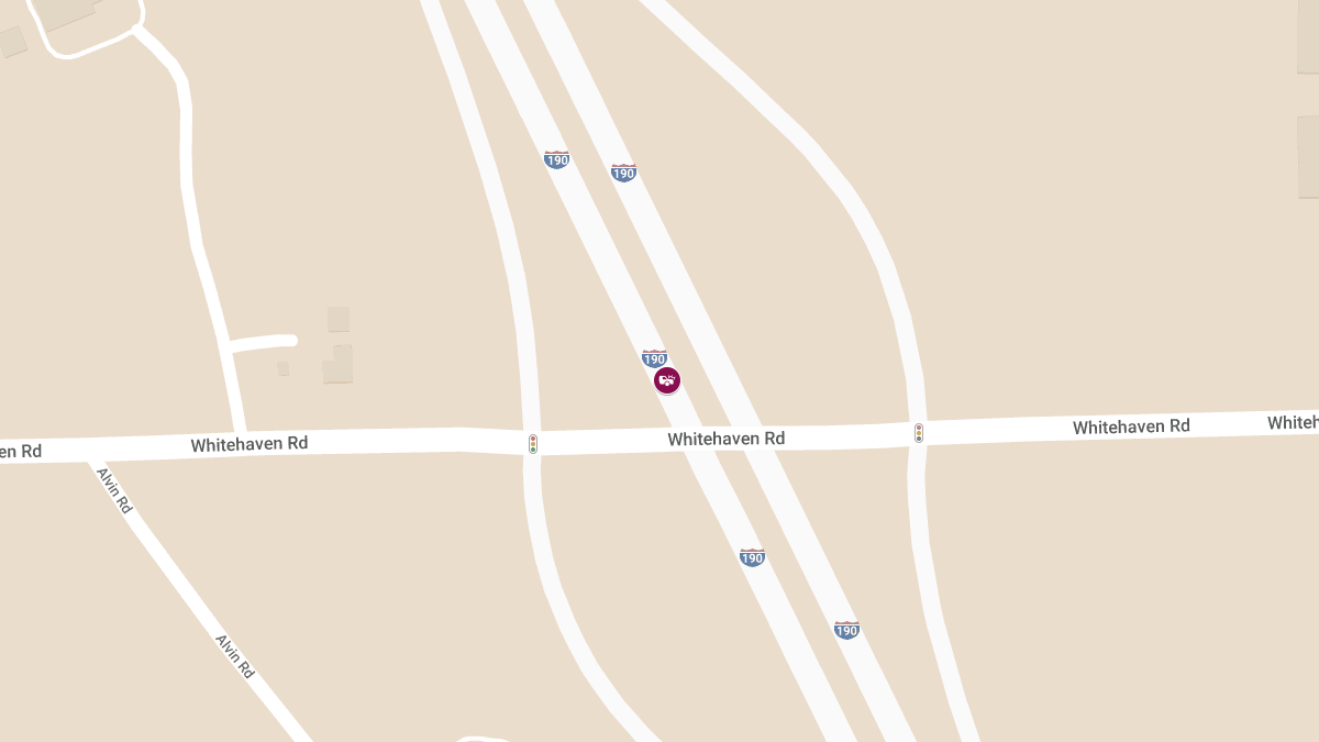 Injury Crash on I-190 Niagara Thruway Near Exit N6