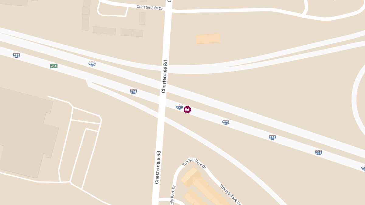 Injury Crash on I-275 Near Exit 42B