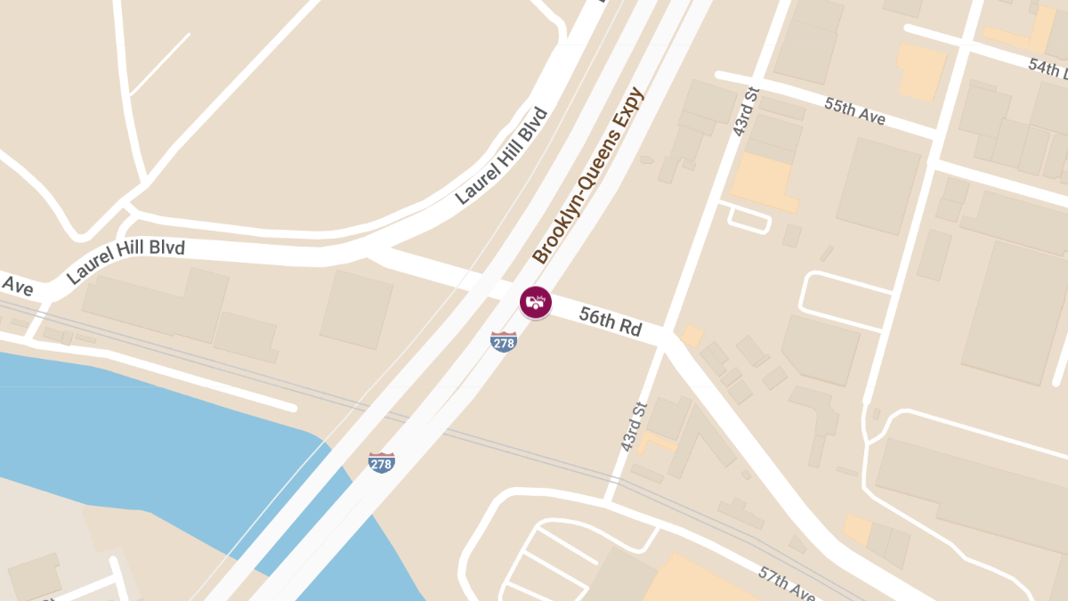 Injury Crash on I-278 Brooklyn Queens Expressway at 56th Rd