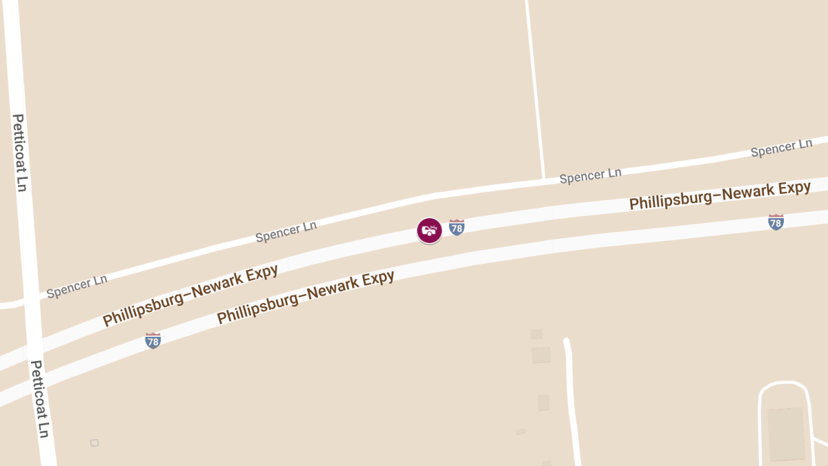 Injury Crash on I-78 EB Near Exit 15 Closes Two Lanes