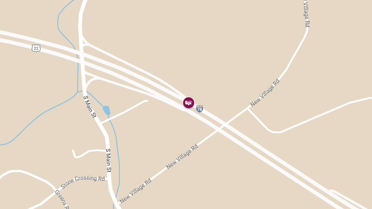 Injury Crash on I-78 EB Near MM 43