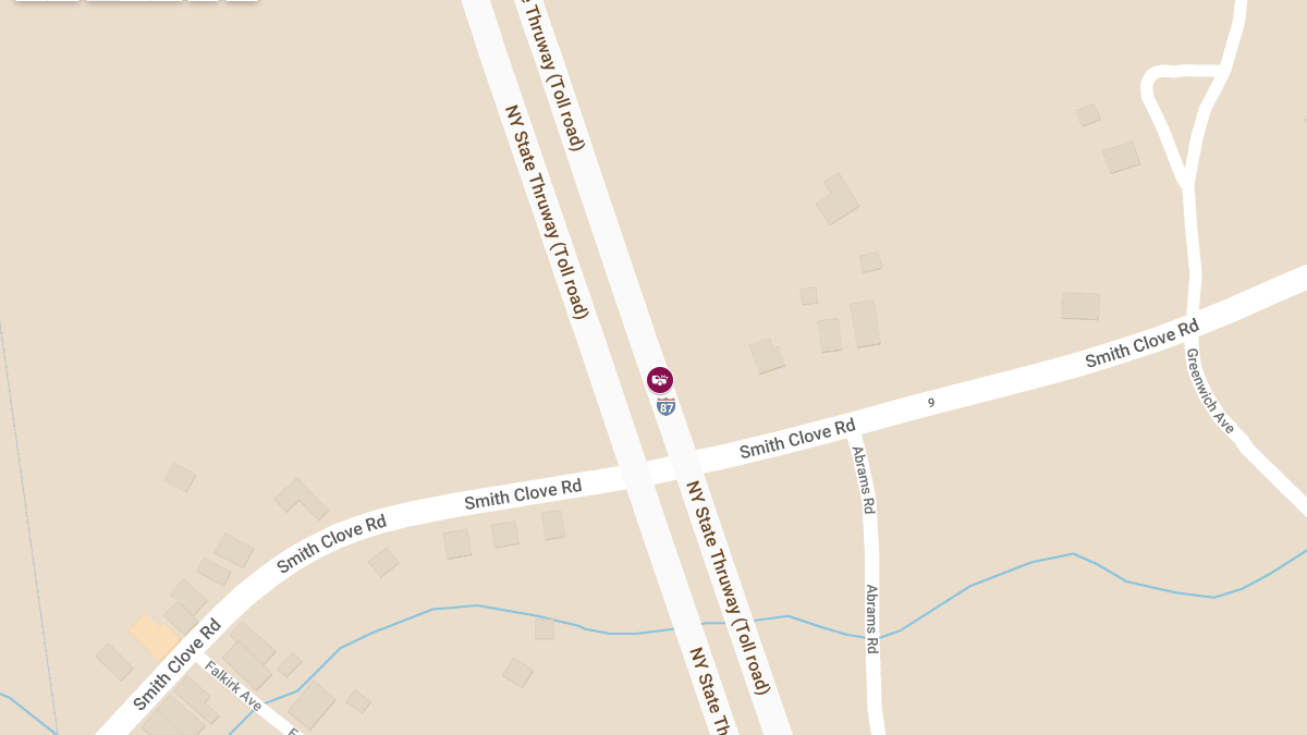 Injury Crash on I-87 NB Near Exit 16