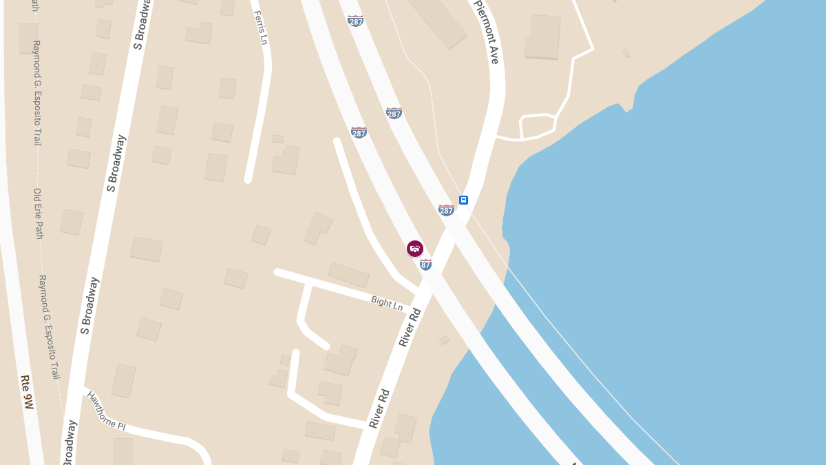 Injury Crash on I-87 SB at Mario Cuomo Bridge