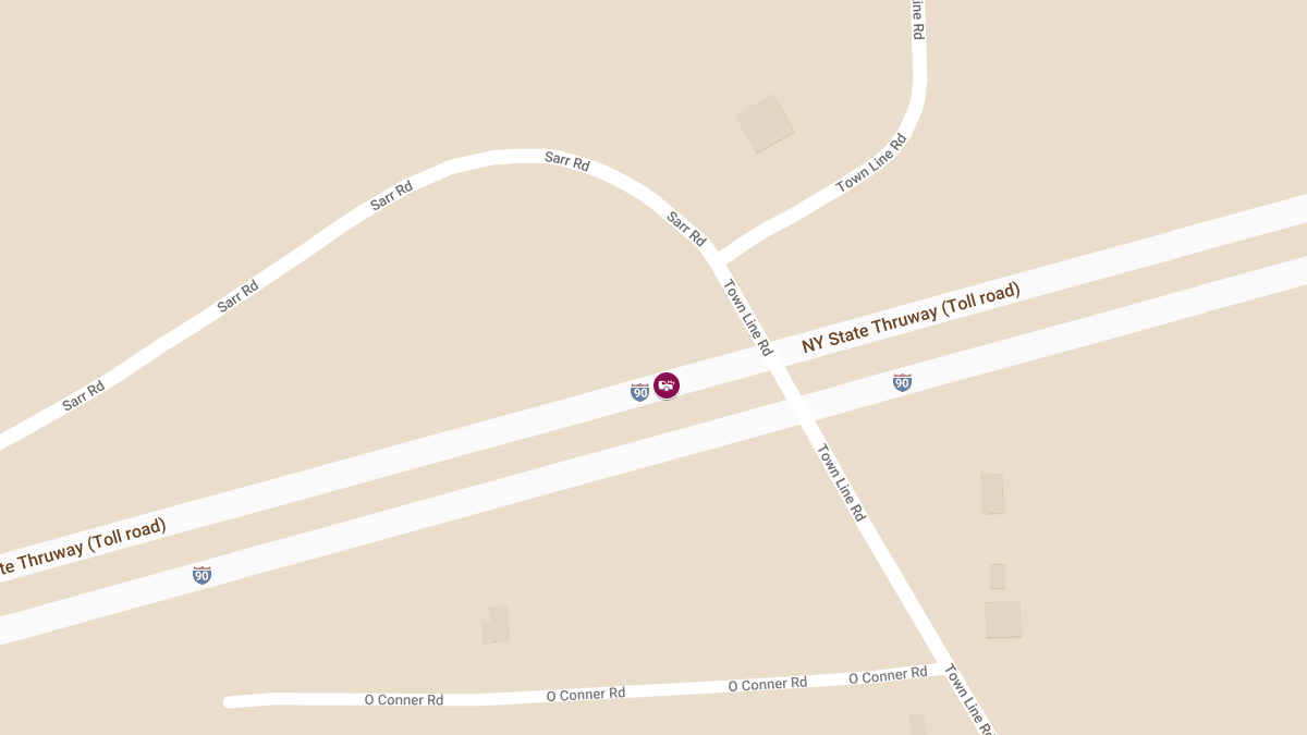 Injury Crash on I-90 Near Exit 40 in Weedsport