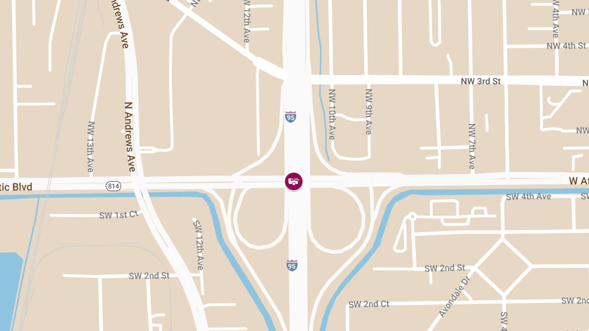 Injury Crash on I-95 SB Entrance Ramp at Atlantic Blvd