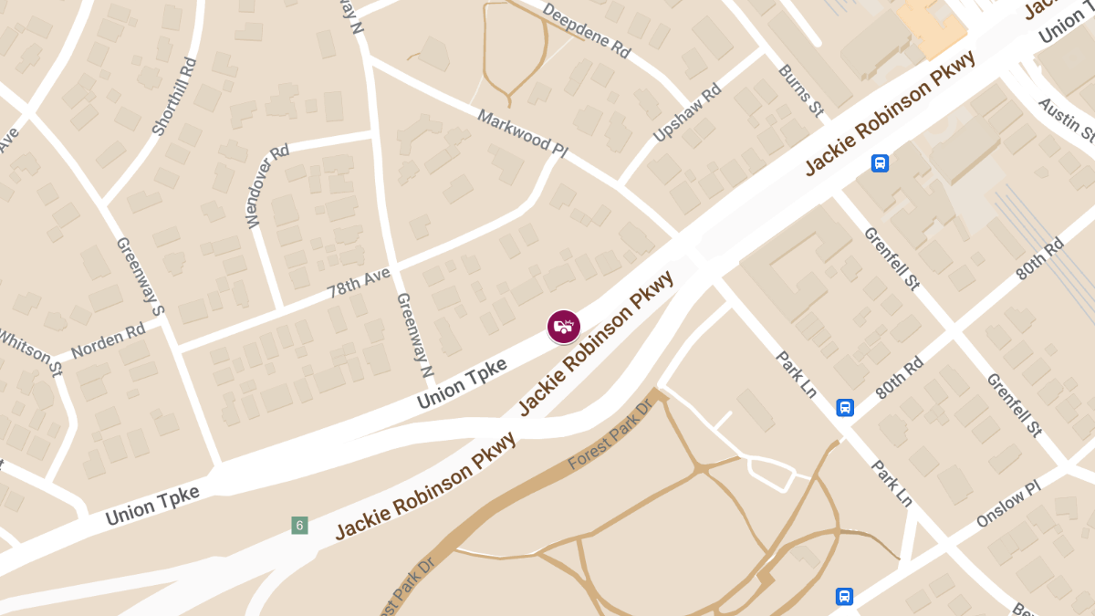 Injury Crash on Jackie Robinson Parkway at Union Tpke