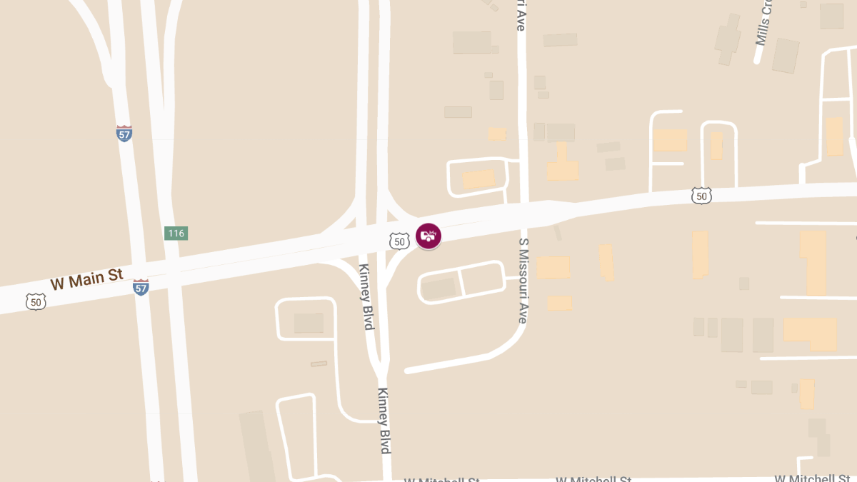 Injury Crash on MM 60 of Rte 50 in Harrison County