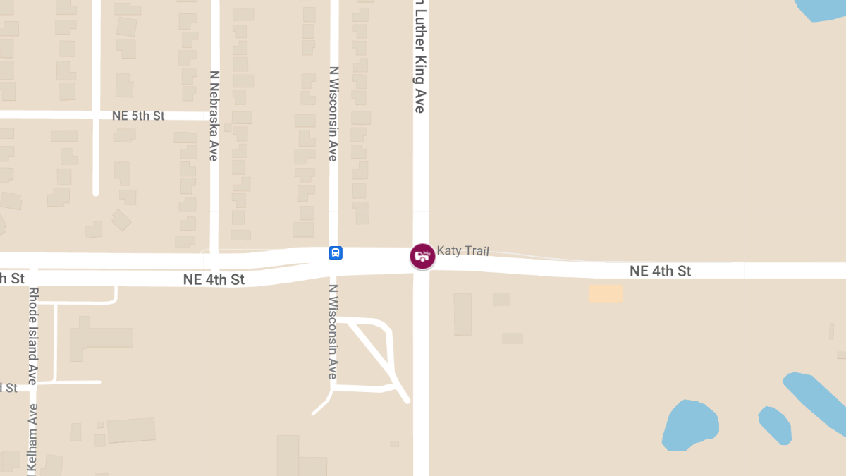 Injury Crash on Martin Luther King Ave at NE 4th St