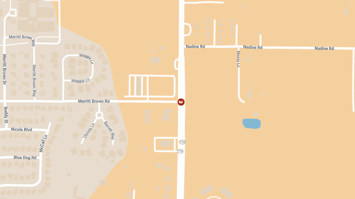Injury Crash on Merritt Brown Rd at Star Ave Causes Roadblock