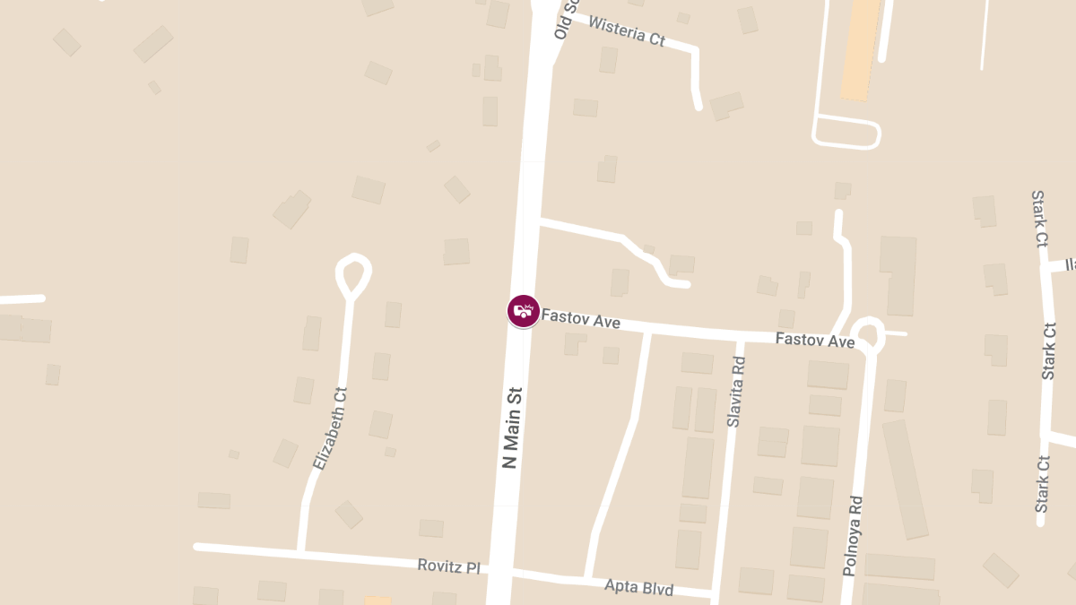Injury Crash on N Main St Near Fastov Ave