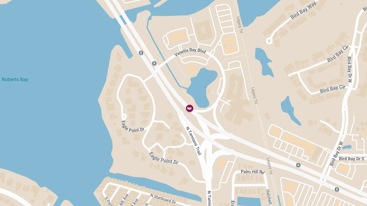 Injury Crash on N US-41 Near Venetia Bay Blvd