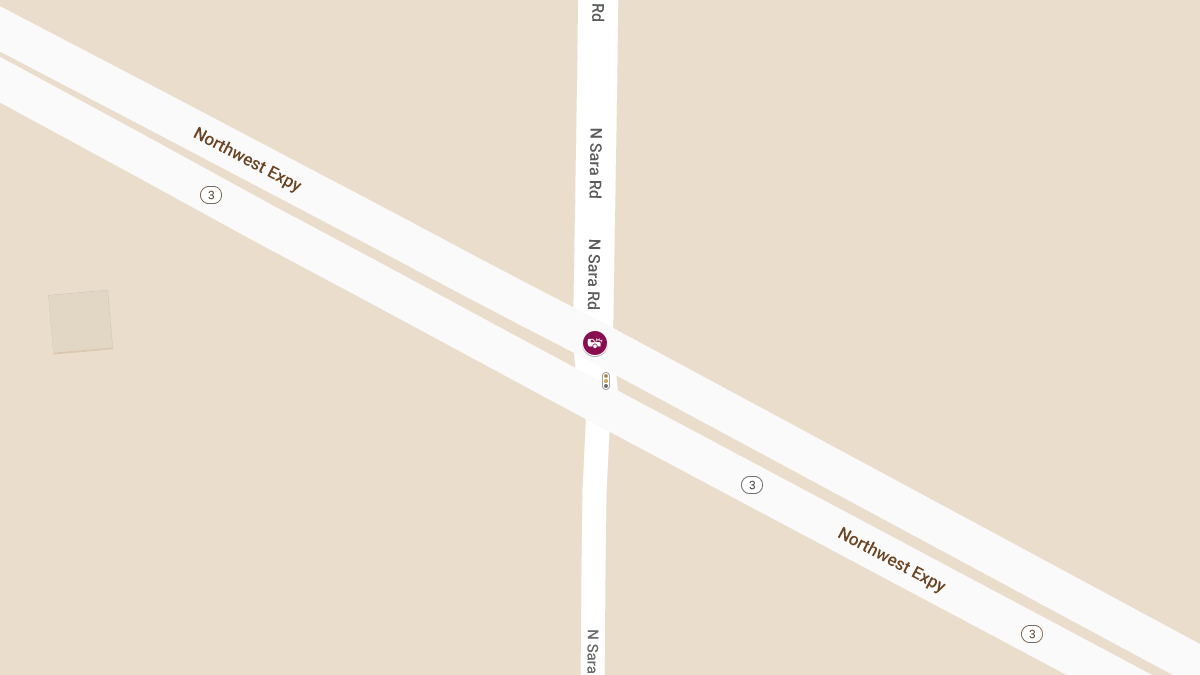 Injury Crash on NW Expressway at N Sara Rd
