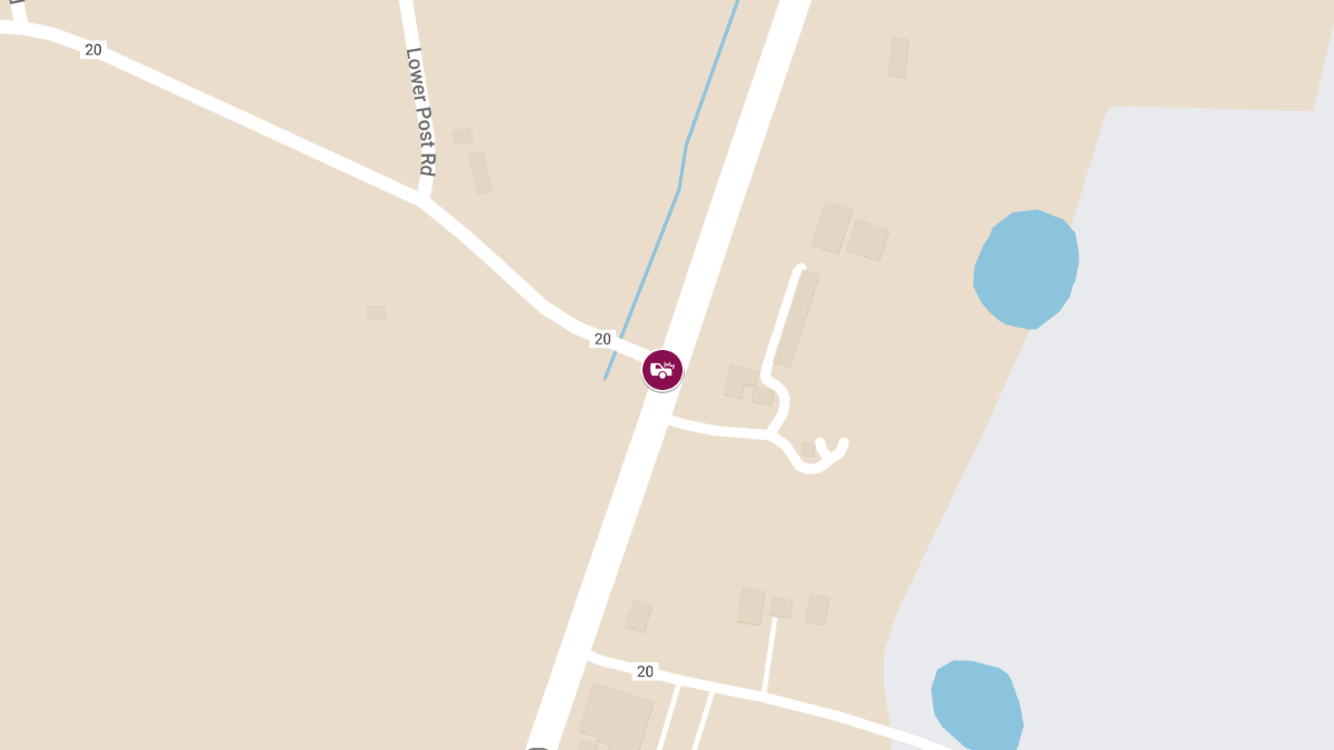 Injury Crash on NY 9H at County Route 20