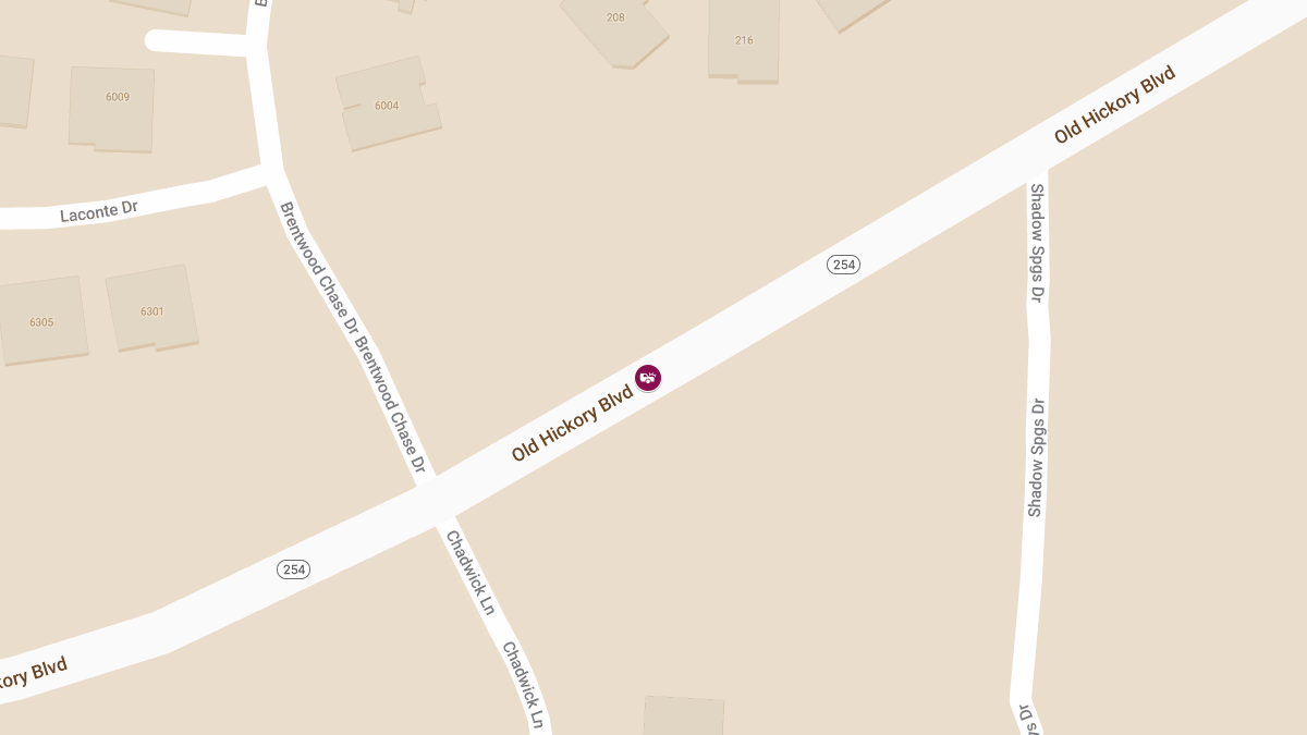 Injury Crash on Old Hickory Blvd