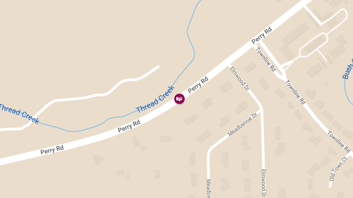 Injury Crash on Perry Rd