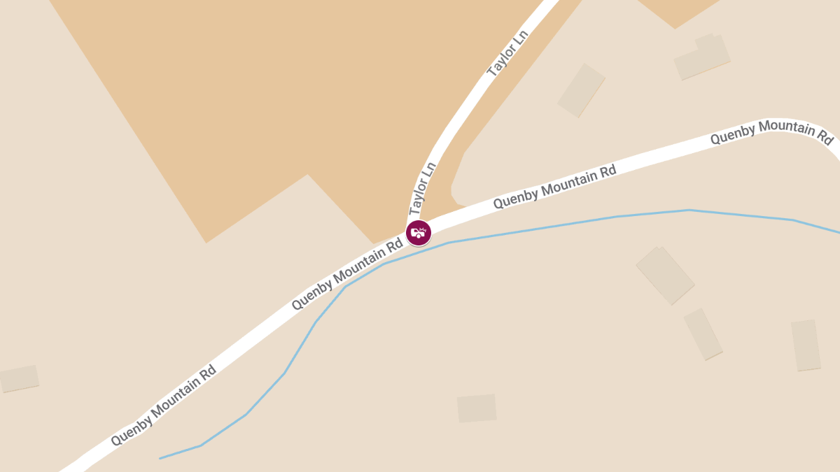 Injury Crash on Quenby Mountain Rd & Taylor Ln