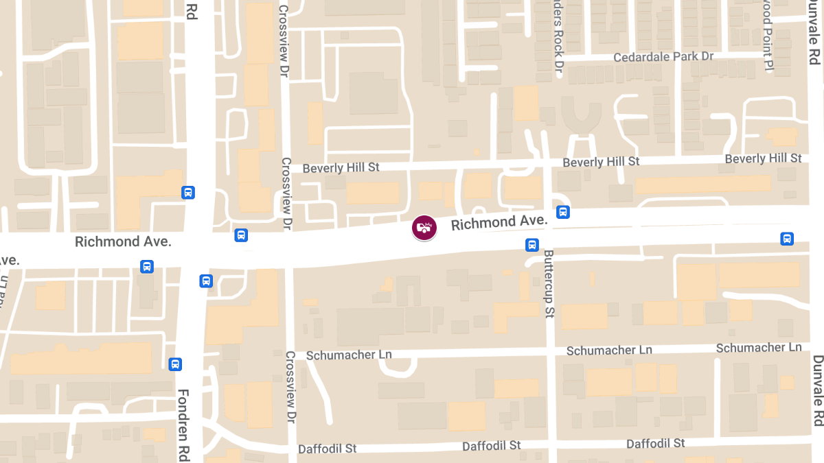 Injury Crash on Richmond Ave