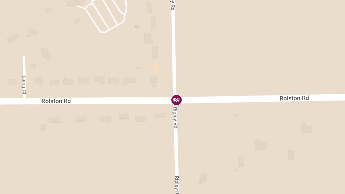 Injury Crash on Ripley Rd