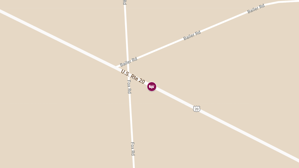 Injury Crash on Rte 20 Near Fox Rd & Hogsback Rd