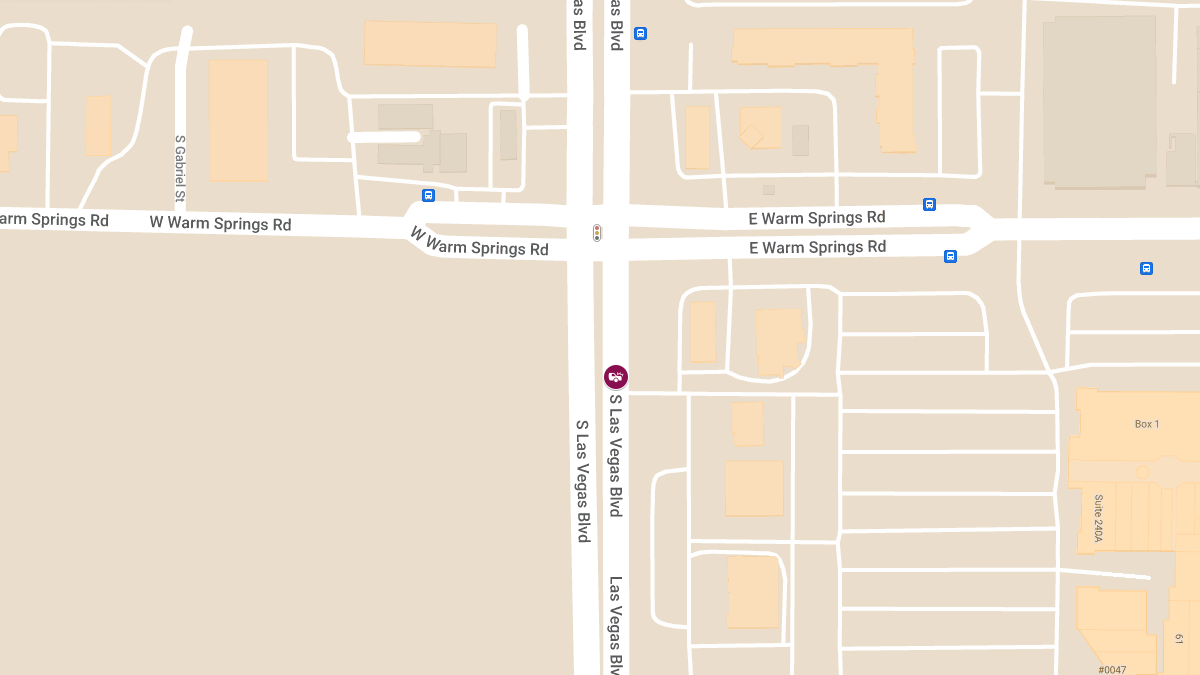Injury Crash on S Las Vegas Blvd Near 7400 Block