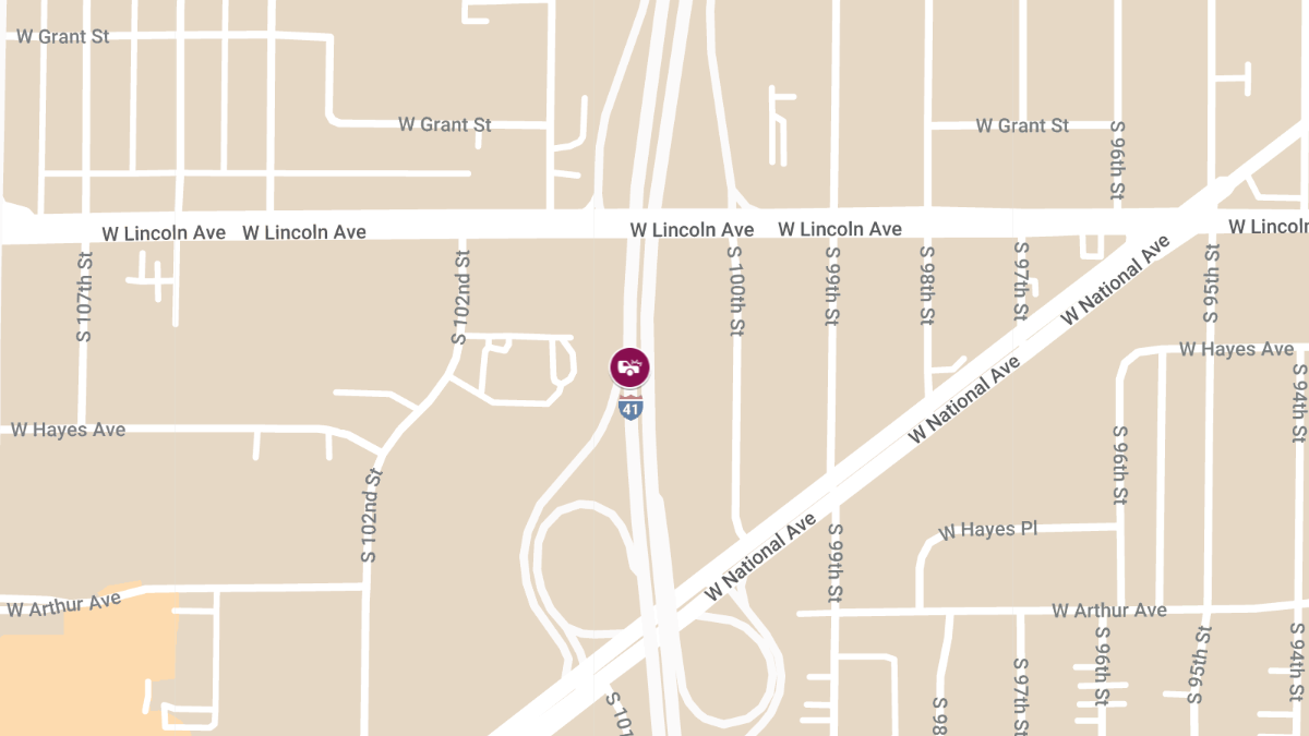 Injury Crash on SB Hwy 894 Near Lincoln Ave