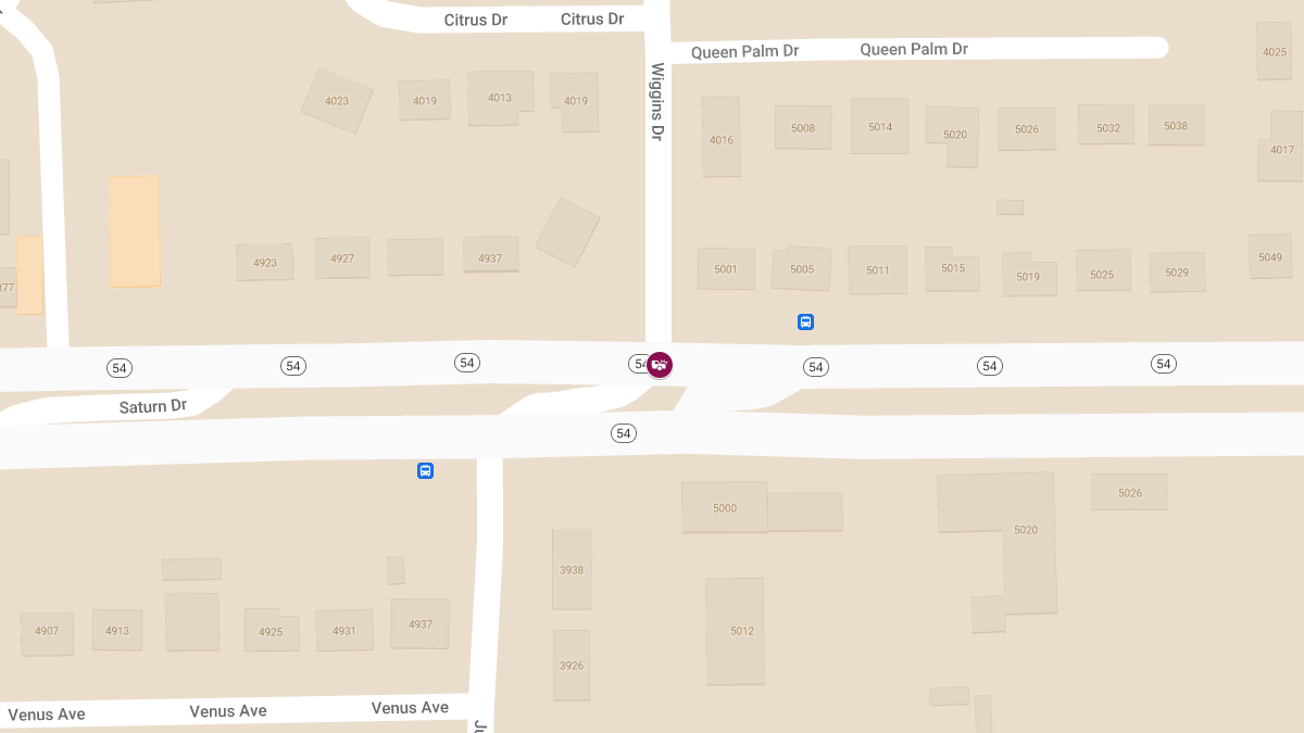 Injury Crash on SR-54 at Wiggins Dr Causes Roadblock
