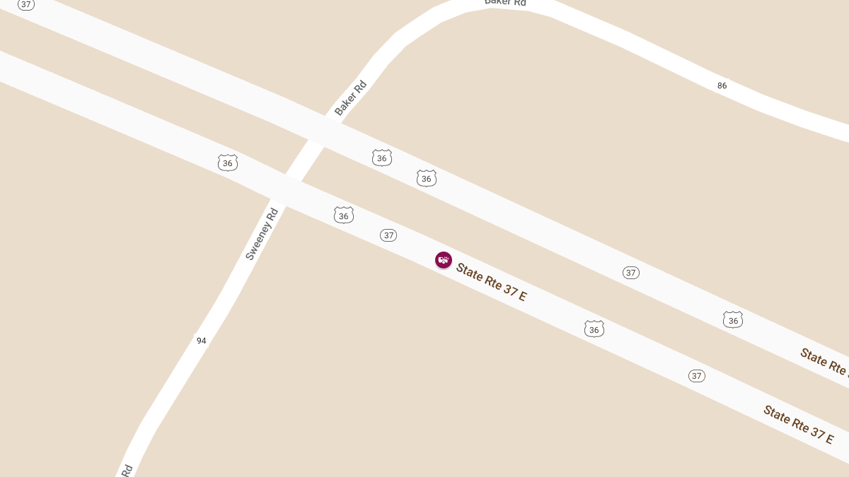 Injury Crash on State Route 37 E