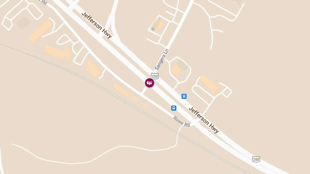 Injury Crash on US-250 Near Brand Station Rd Causes Lane Closures