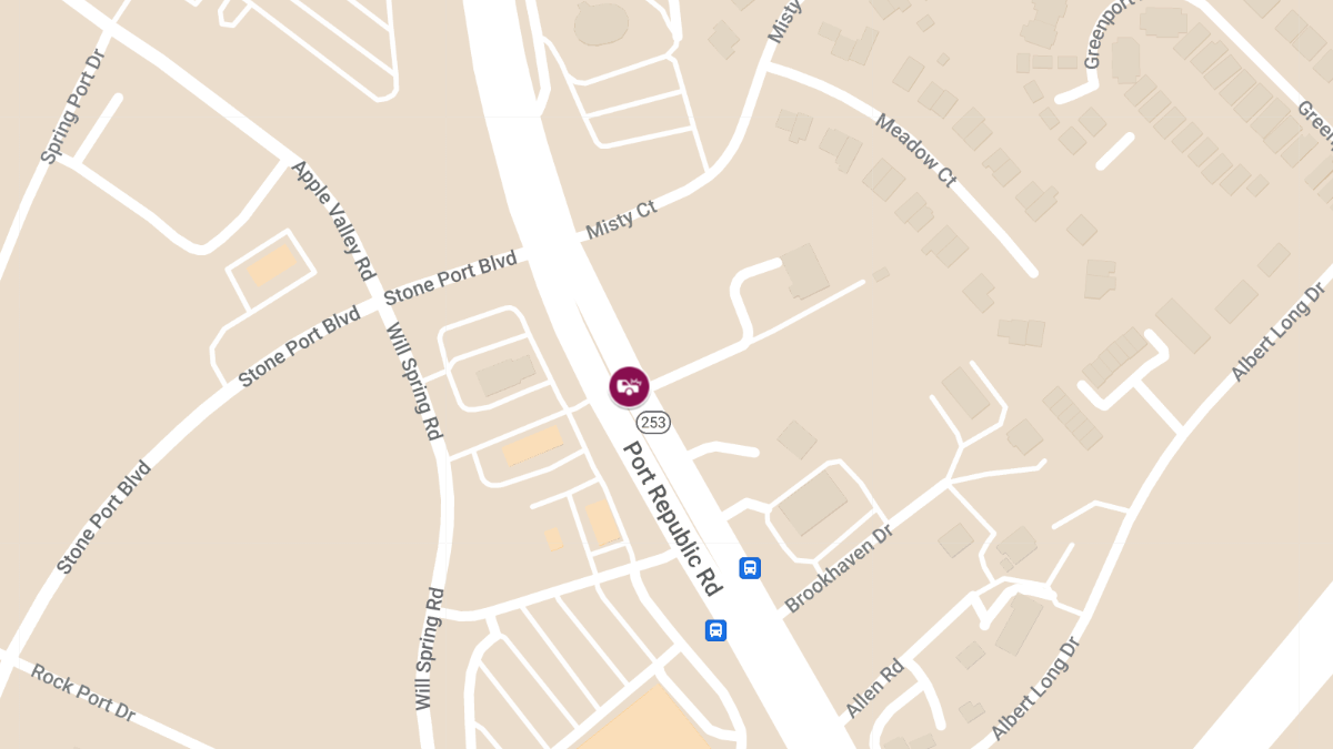 Injury Crash on VA-253 Near Misty Ct Closes Lane